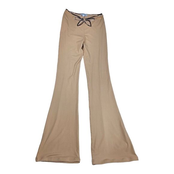 I. AM. GIA Pants - I AM GIA Pants Womens SZ S Renalee Flower Cut Out Flare Stretch High Rise Y2K